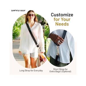 ShopStrap Versatile Hands-Free Shopping Bag Crossbody Strap – Grocery Bag Holder